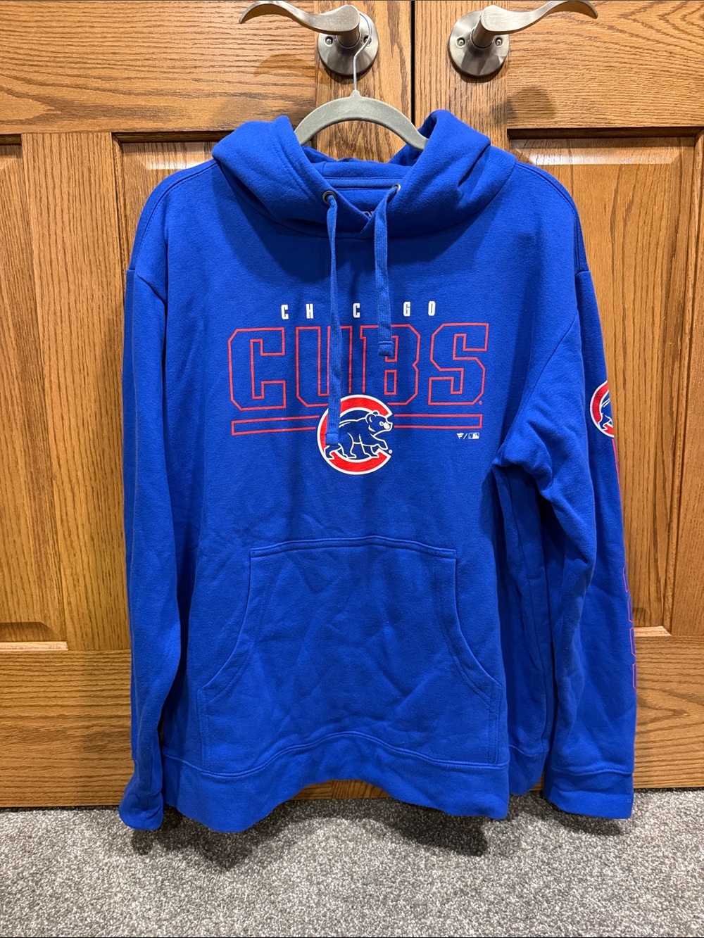 NWOT Fanatics Chicago Cubs Royal Blue Pullover Hoodie
